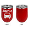 Transportation Stainless Wine Tumblers - Red - Single Sided - Approval