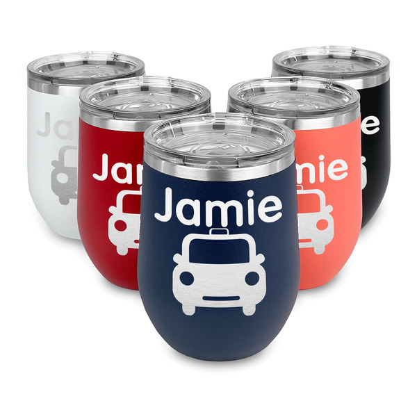 Transportation Steel Wine Tumblers Multiple Colors