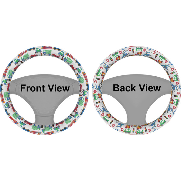 Transportation Steering Wheel Cover- Front and Back