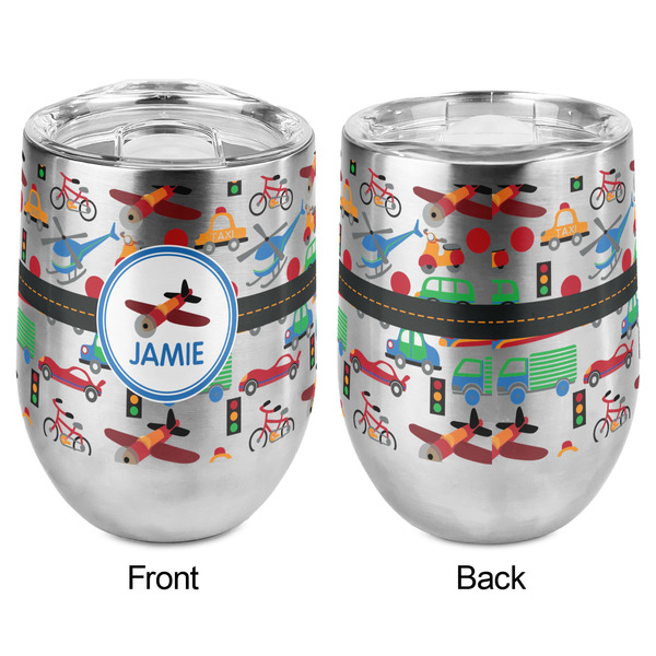 Transportation Stemless Wine Tumbler - Full Print - Approval