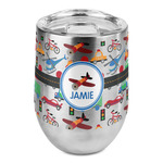 Transportation Stemless Wine Tumbler - Full Print (Personalized)
