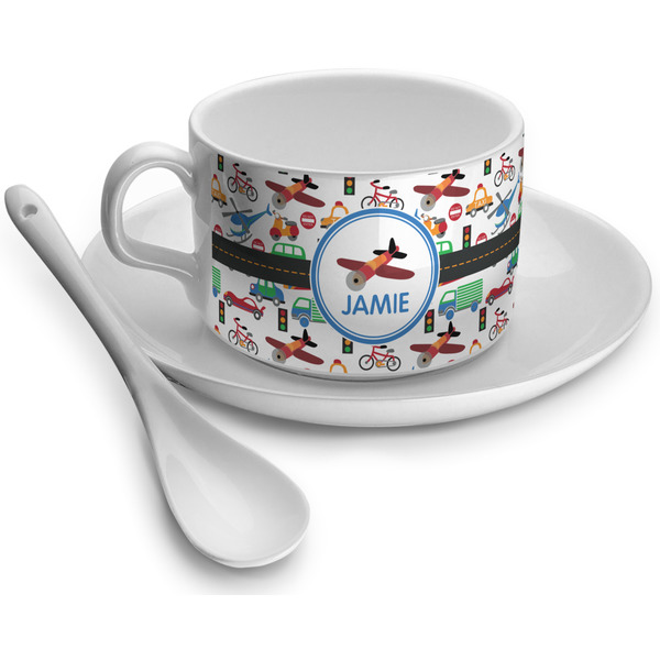 Custom Transportation Tea Cup (Personalized)