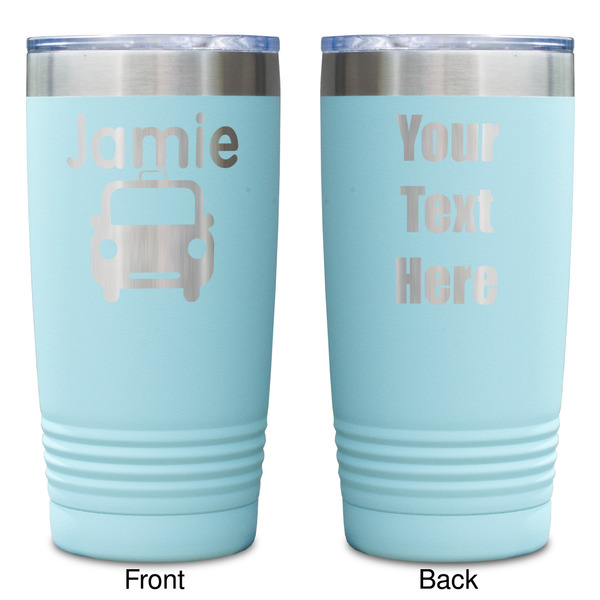 Transportation Teal Polar Camel Tumbler - 20oz -Double Sided - Approval