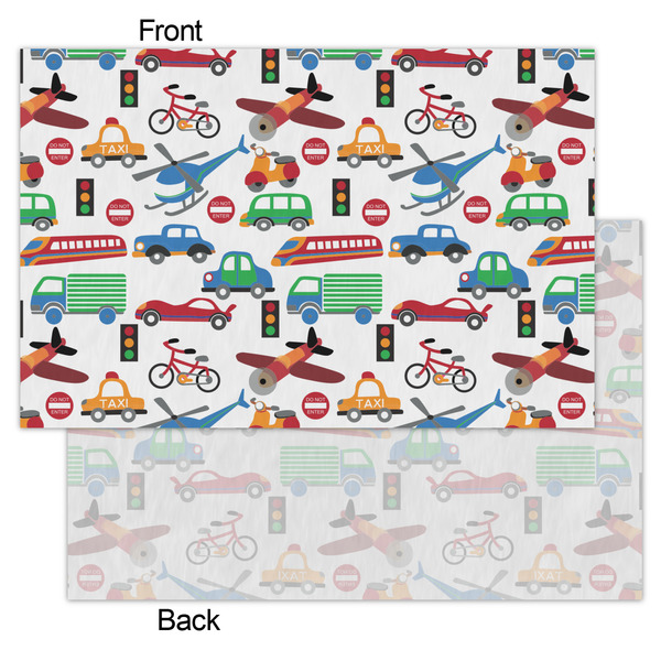 Transportation Tissue Paper - Lightweight - Small - Front & Back