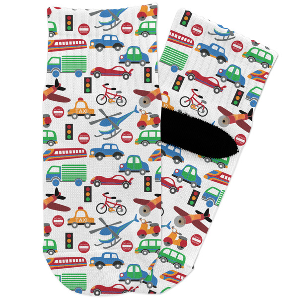 Custom Transportation Toddler Ankle Socks