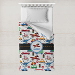 Transportation Toddler Duvet Cover w/ Name or Text