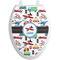 Transportation Toilet Seat Decal - Elongated (Personalized)