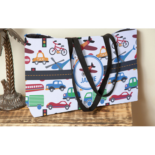 Transportation Tote w/Black Handles - Lifestyle View