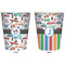 Transportation Trash Can White - Front and Back - Apvl