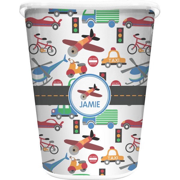 Custom Transportation Waste Basket (Personalized)
