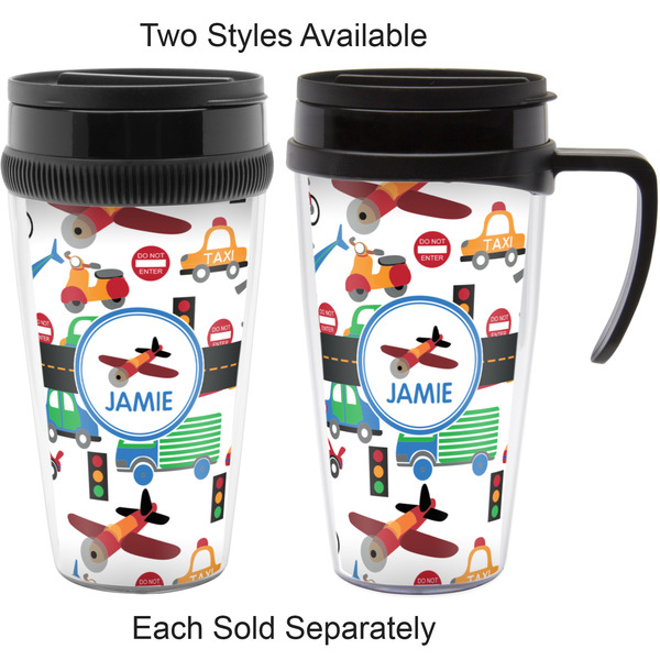 Transportation Travel Mugs - with & without Handle