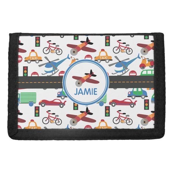 Custom Transportation Trifold Wallet (Personalized)