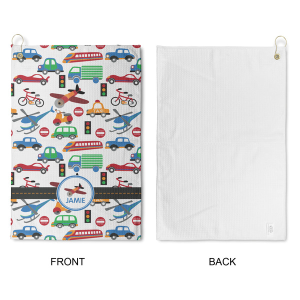 Transportation Waffle Weave Golf Towel - Approval