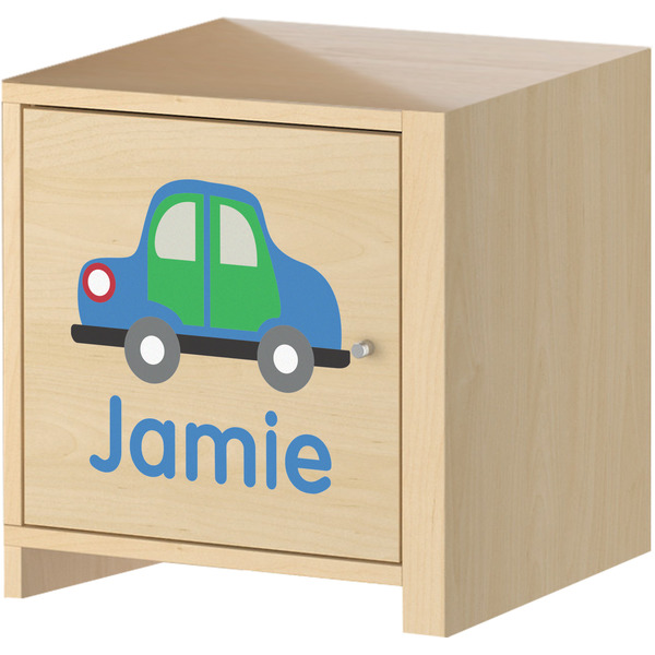 Transportation Wall Graphic on Wooden Cabinet