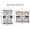 Transportation Wall Hanging Tapestries - Parent/Sizing
