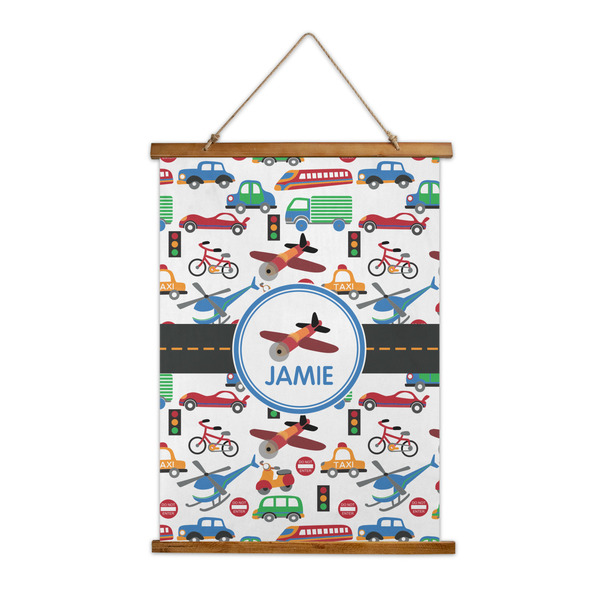 Custom Transportation Wall Hanging Tapestry (Personalized)