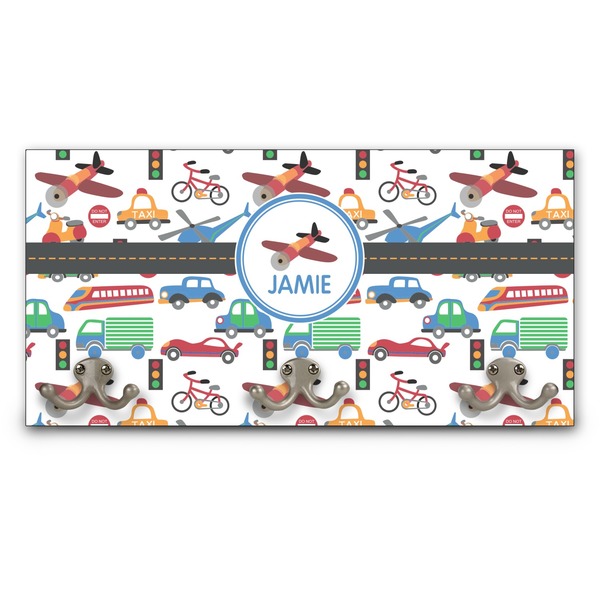 Custom Transportation Wall Mounted Coat Rack (Personalized)