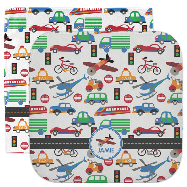 Custom Transportation Facecloth / Wash Cloth (Personalized)