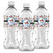 Transportation Water Bottle Labels - Front View