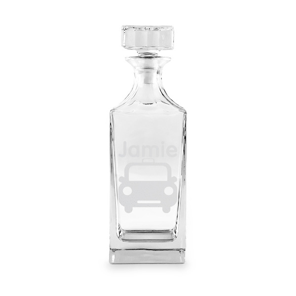 Transportation Whiskey Decanter - 30oz Square - FRONT
