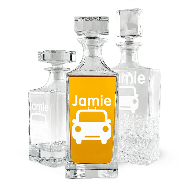 Custom Transportation Whiskey Decanter (Personalized)