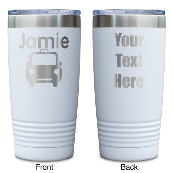 Transportation White Polar Camel Tumbler - 20oz - Double Sided - Approval