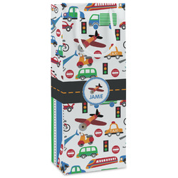 Transportation Wine Gift Bags - Matte (Personalized)
