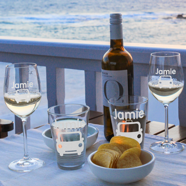 Transportation Wine Glasses - Lifestyle (UPDATE)