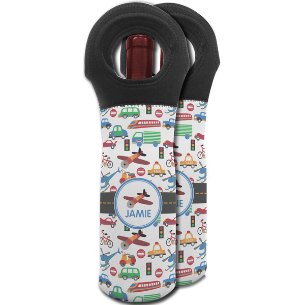 Transportation Wine Tote Bag - MAIN