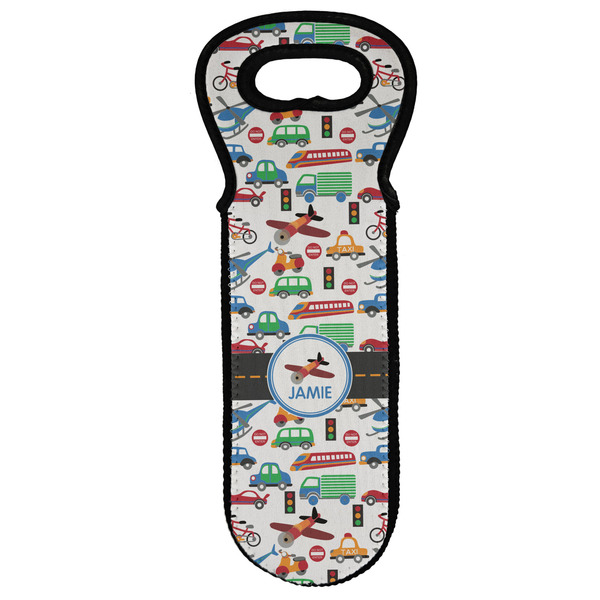 Custom Transportation Wine Tote Bag (Personalized)