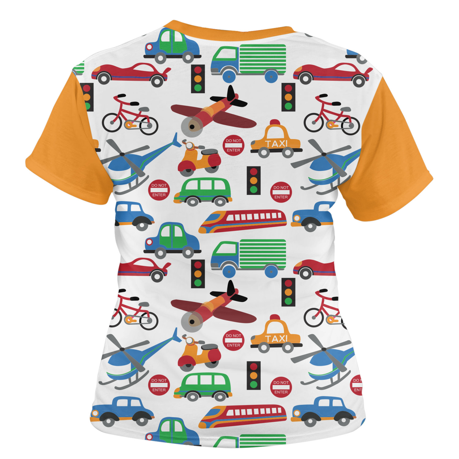 Custom Transportation Women's Crew TShirt YouCustomizeIt