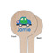 Transportation Wooden 4" Food Pick - Round - Single Sided - Front & Back