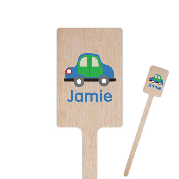 Custom Transportation Rectangle Wooden Stir Sticks (Personalized)