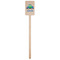Transportation Wooden 6.25" Stir Stick - Rectangular - Single Stick