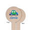 Transportation Wooden 6" Food Pick - Round - Single Sided - Front & Back