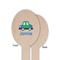 Transportation Wooden Food Pick - Oval - Single Sided - Front & Back