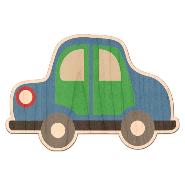 Custom Transportation Genuine Maple or Cherry Wood Sticker