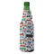 Transportation Zipper Bottle Cooler - ANGLE (bottle)