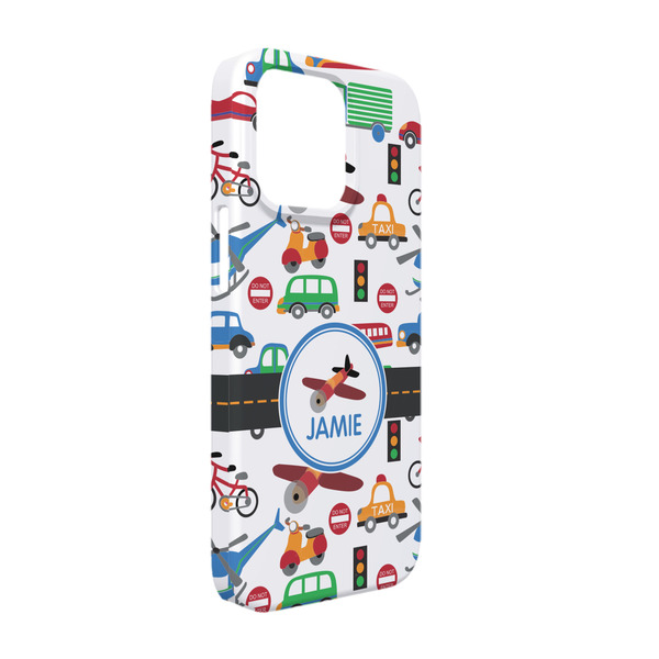 Custom Transportation iPhone Case - Plastic - iPhone 13 Pro (Personalized)