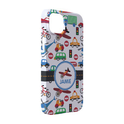 Transportation iPhone Case - Plastic - iPhone 14 Pro (Personalized)