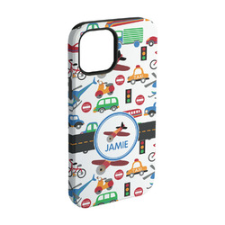 Transportation iPhone Case - Rubber Lined - iPhone 15 Pro (Personalized)