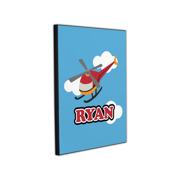 Helicopter 11x14 Wood Print - Angle View