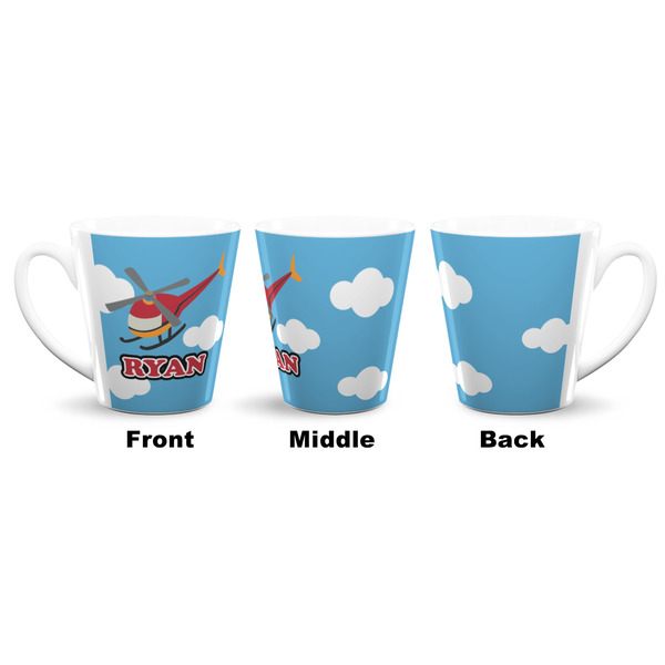Helicopter 12 Oz Latte Mug - Approval