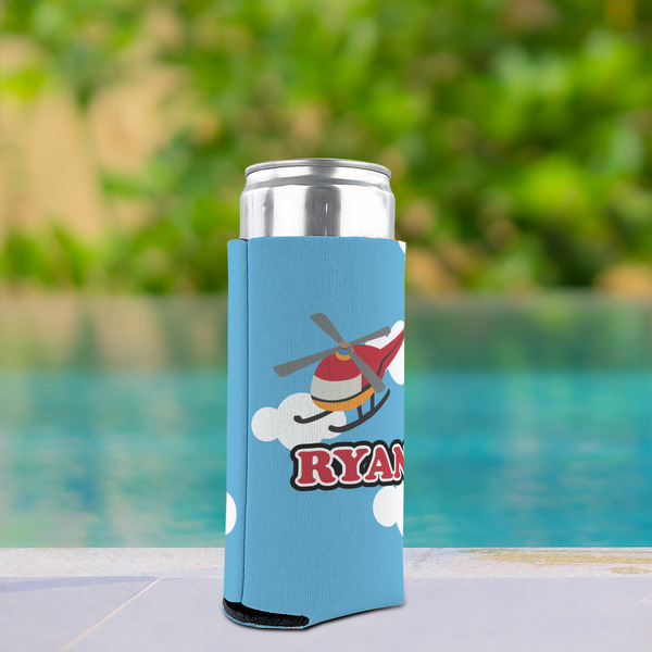 Helicopter Can Cooler - Tall 12oz - In Context
