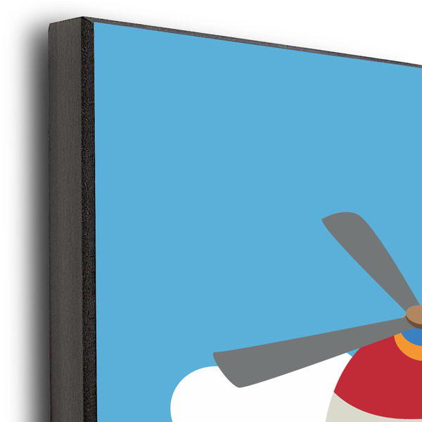 Helicopter 12x12 Wood Print - Closeup