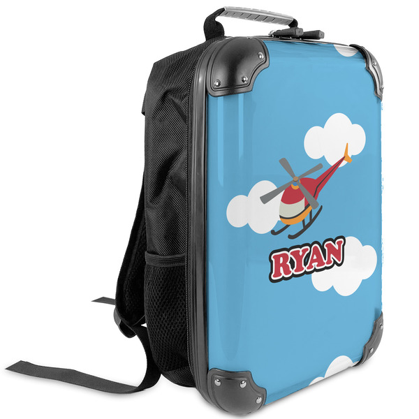 Custom Helicopter Kids Hard Shell Backpack (Personalized)