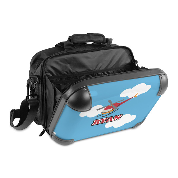 Helicopter 15" Hard Shell Briefcase - Open