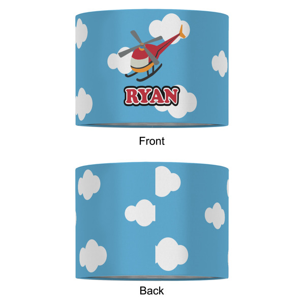 Helicopter 16" Drum Lampshade - APPROVAL (Fabric)