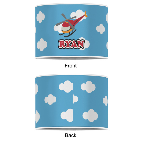 Helicopter 16" Drum Lampshade - APPROVAL (Poly Film)