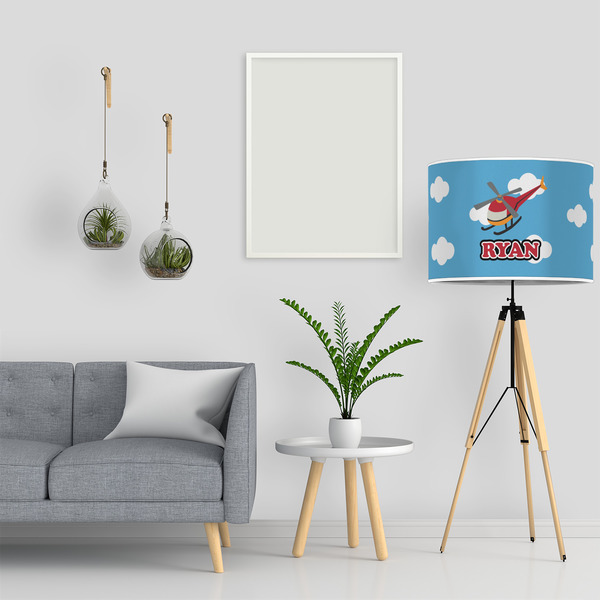 Helicopter 16" Drum Lampshade - LIFESTYLE